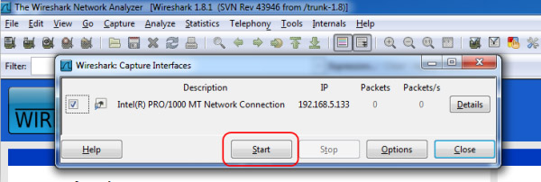 starting capture