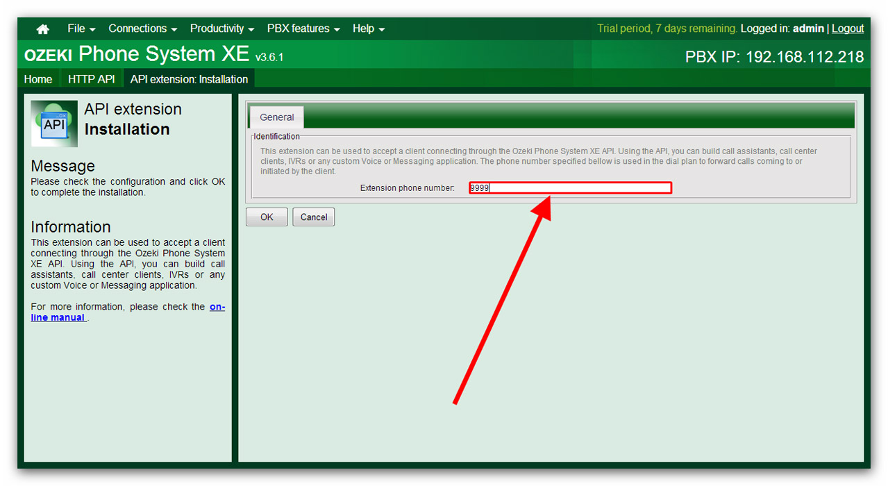 extension general settings