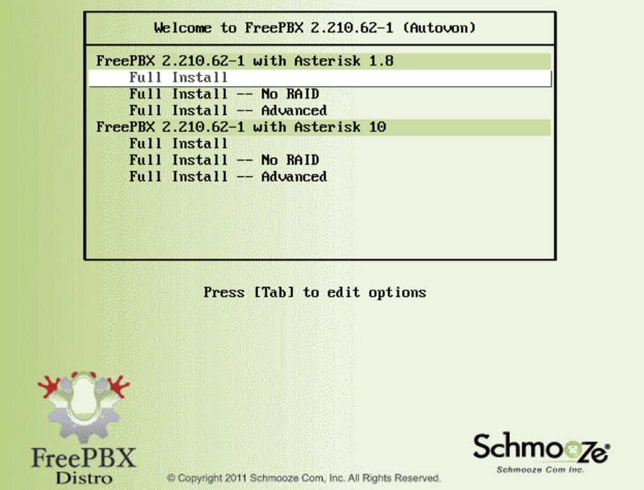 install freepbx